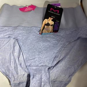 Maidenform Brief 2XL Lavender Wide waistband Medium Firm